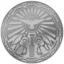 Сребърен медальон Свети Димитър, 8г, Ag 999/1000