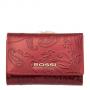 Малко дамско портмоне, гланц с листа ROSSI