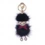 Ключодържател помпон сребърна хълка