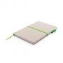 Бележник с еко корица от юта памук