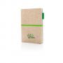 Бележник с еко корица от юта памук