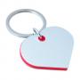 Метален ключодържател сърце