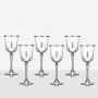 Чаши за вино с плочка 6 броя Ludovica