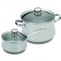 SILAMPOS Комплект съдове за готвене „Low cost I glass” – 4 части