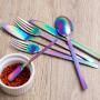 HERDMAR Комплект прибори за хранене “SPIGA“- 36 части - Rainbow / дъга / - PVD покритие