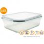 Стъклена кутия за храна с херметическо затваряне - 370 мл.