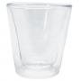 Комплект от  2 бр. двустенни стъклени чаши -  100 мл.