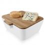 TOMORROW`S KITCHEN Кутия за хляб, купички за разядки и дъска за рязане - бяла