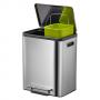 EKO Кош за разделно събиране на отпадъци с педал “ECOCASA“  - 2 х 15 литра