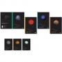 Тетрадка A4 тв.корица мат/UV Planets, 96 л.ред, 80 г/м2