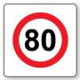 Пиктограма Ограничение 80