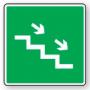Пиктограма Стълбище към авариен изход