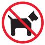 Пиктограма Забрана за кучета