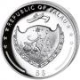 Сребърна монета Годината на Козата - 2015 с частично златно покритие