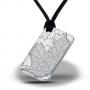 Сребърно кюлче-медальон Кленов лист