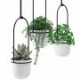 UMBRA Комплект от 3 бр висящи саксии / кашпи TRIFLORA
