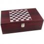 Луксозна кутия за вино с аксесоари и шах