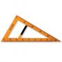 Триъгълник училищен 57x33x66 см, 60°