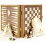 Шах/табла класик 27х27 см, орех реплика