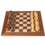 Шах с модернистични фигури и дъска орех/дъб