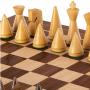 Шах с модернистични фигури и дъска орех/дъб