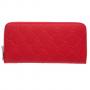 Дамско портмоне с цип и щампа - червено PIERRE CARDIN