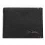 Мъжки стилен черен портфейл френско знаме PIERRE CARDIN