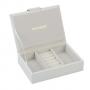 Кутия за бижута цвят бяло - ROSSI