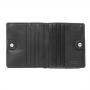 Мъжки черен портфейл  SILVER FLAME - колекция Бъфало