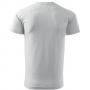 Памучна мъжка бяла тениска