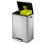 EKO Кош за разделно събиране на отпадъци с педал “ECOCASA II“ - 2 х 20 литра - мат