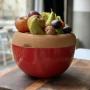 EMILE HENRY Керамична купа / фруктиера с корков капак