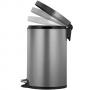 EKO EUROPE Кош за отпадъци с педал “SERENE“ - platinum - 12 л.