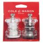 COLE&MASON Комплект мелнички за сол и пипер BUTTON - 6,5 см.