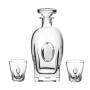 Сет бутилка + 2 чаши сребро