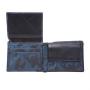 Мъжки портфейл SILVER FLAME - колекция Камуфлаж Син
