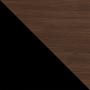 Стенна етажерка UMBRA BELLWOOD - цвят черен / орех