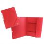 Папка с ластик A4, 400 г, червена, Buffetti