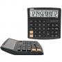 Калкулатор 12 разр., 157.5x134x26, бизнес, черен метален