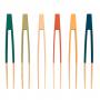 PEBBLY Бамбукова щипка с магнит 24 см - различни цветове