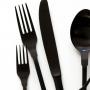 HERDMAR Комплект прибори за хранене “MADRID“ - 24 части - черен мат