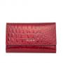 Дамско портмоне цвят Червен крокодил  - ROSSI
