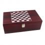 Луксозна кутия за вино с аксесоари и шах