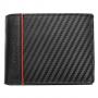 Мъжки портфейл SILVER FLAME - колекция Карбон