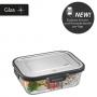 GEFU Стъклена кутия за храна с две отделения “MILO“ - 0,8 литра
