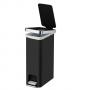 EKO EUROPE Кош за отпадъци с педал “HANA SLIM“ - черен - 40 л.
