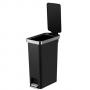 EKO EUROPE Кош за отпадъци с педал “HANA SLIM“ - черен - 40 л.