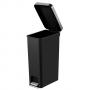 EKO EUROPE Кош за отпадъци с педал “HANA SLIM“ - черен - 40 л.