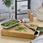KELA Бамбукова дъска за рязане със стоманен контейнер “Kenina“ - 36x46 см.