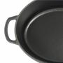KELA Чугунена овална тенджера с капак “Calido“ - 33х26см. - черна